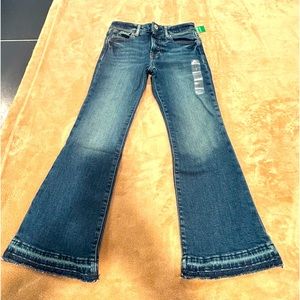 NWT Girls Flare High Rise Jeans, 7